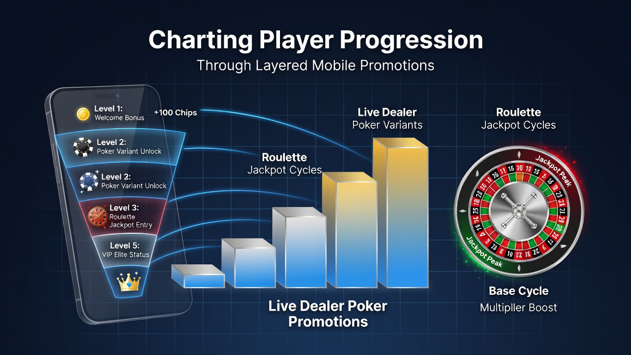 Visualisierung von Spielerfortschritt in mobilen Promotionen für Poker und Roulette