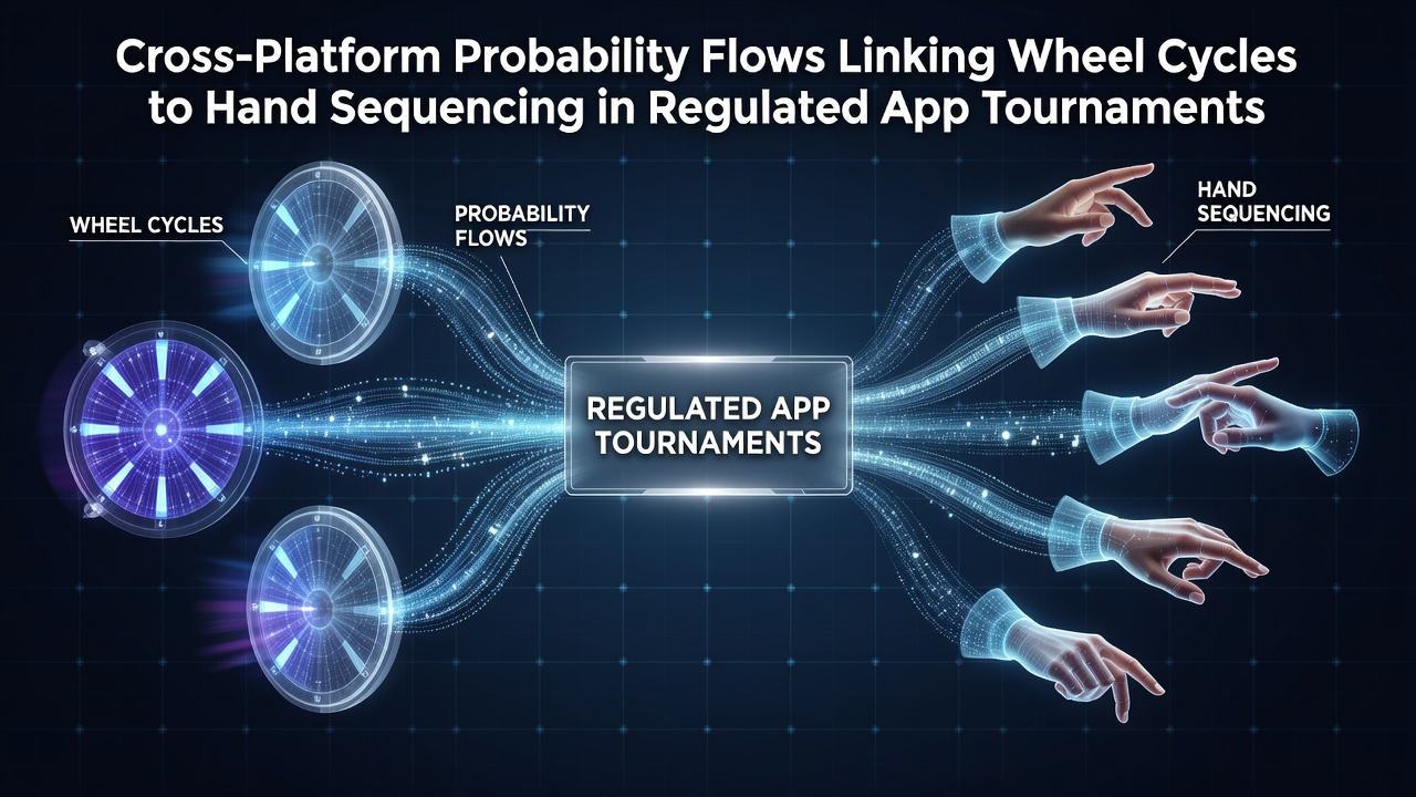 Visualisierung von Wahrscheinlichkeitsströmen zwischen Roulette-Radzyklen und Poker-Handsequenzen auf mobilen Turnierplattformen