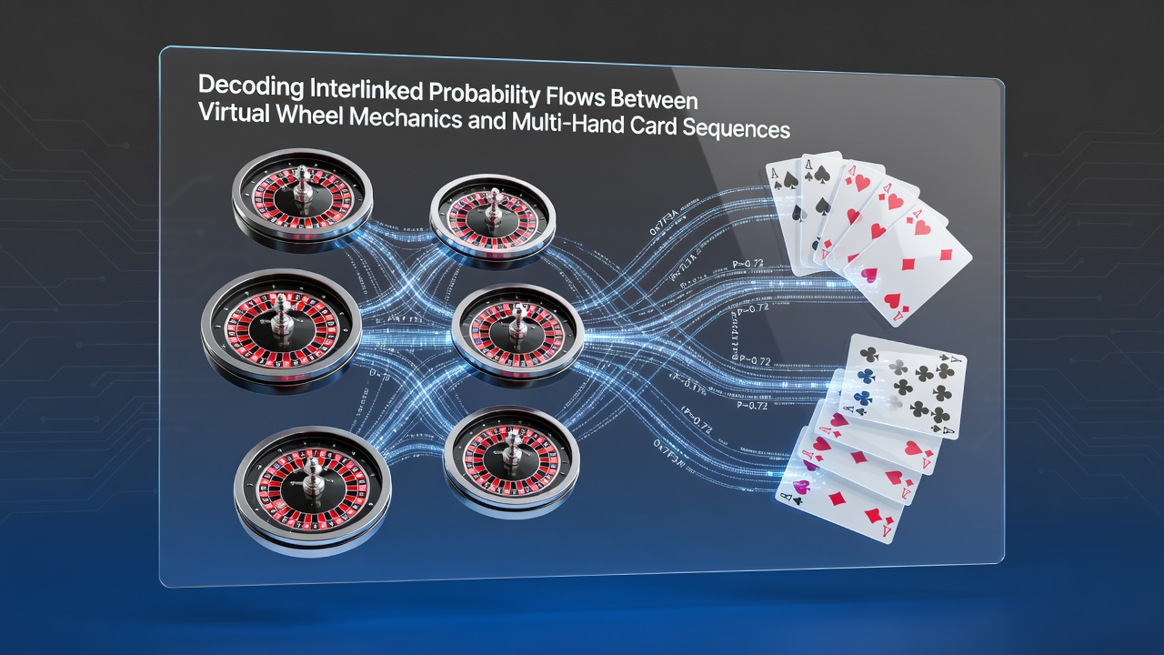 Visualisierung von Multi-Hand-Kartensequenzen und deren Verbindung zu Radwahrscheinlichkeiten