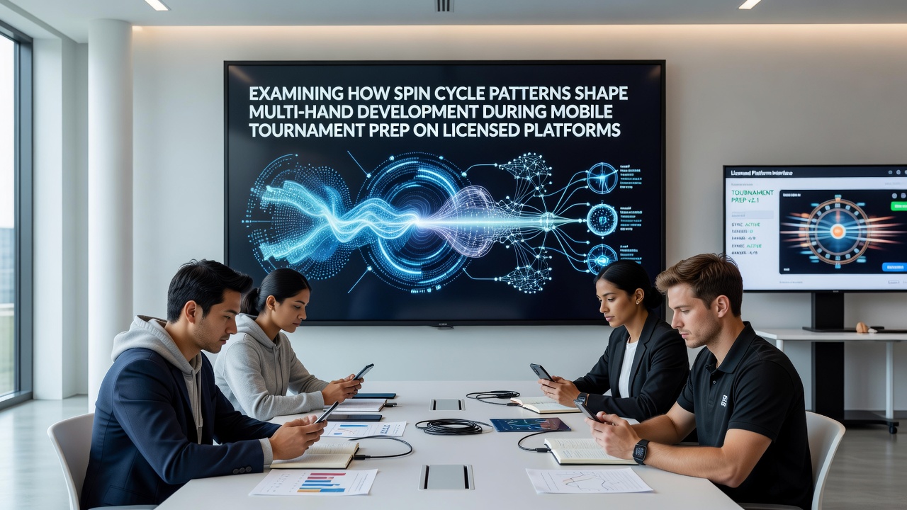 Darstellung von Spin-Zyklus-Mustern und deren Verbindung zu Multi-Hand-Sequenzen auf mobilen Plattformen