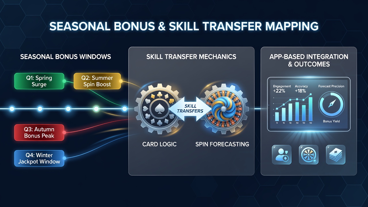 Visualisierung von Skill-Transfers und saisonalen Mustern in App-basierten Turnieren